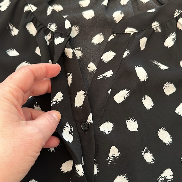 Gibson black and white blouse - Picture 3 of 5